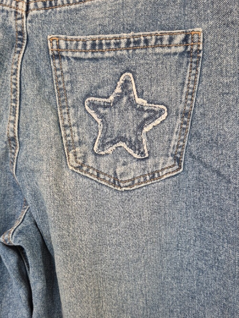 refuge Light Blue Wide Leg Jeans - Picture 6 of 6